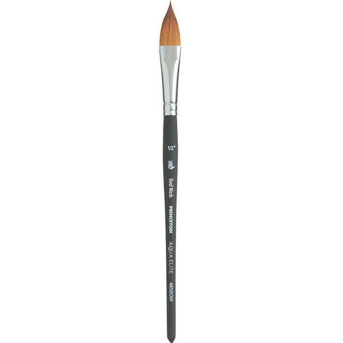 Aqua Elite Synthetic Kolinsky Sable Watercolor Brushes Oval Wash