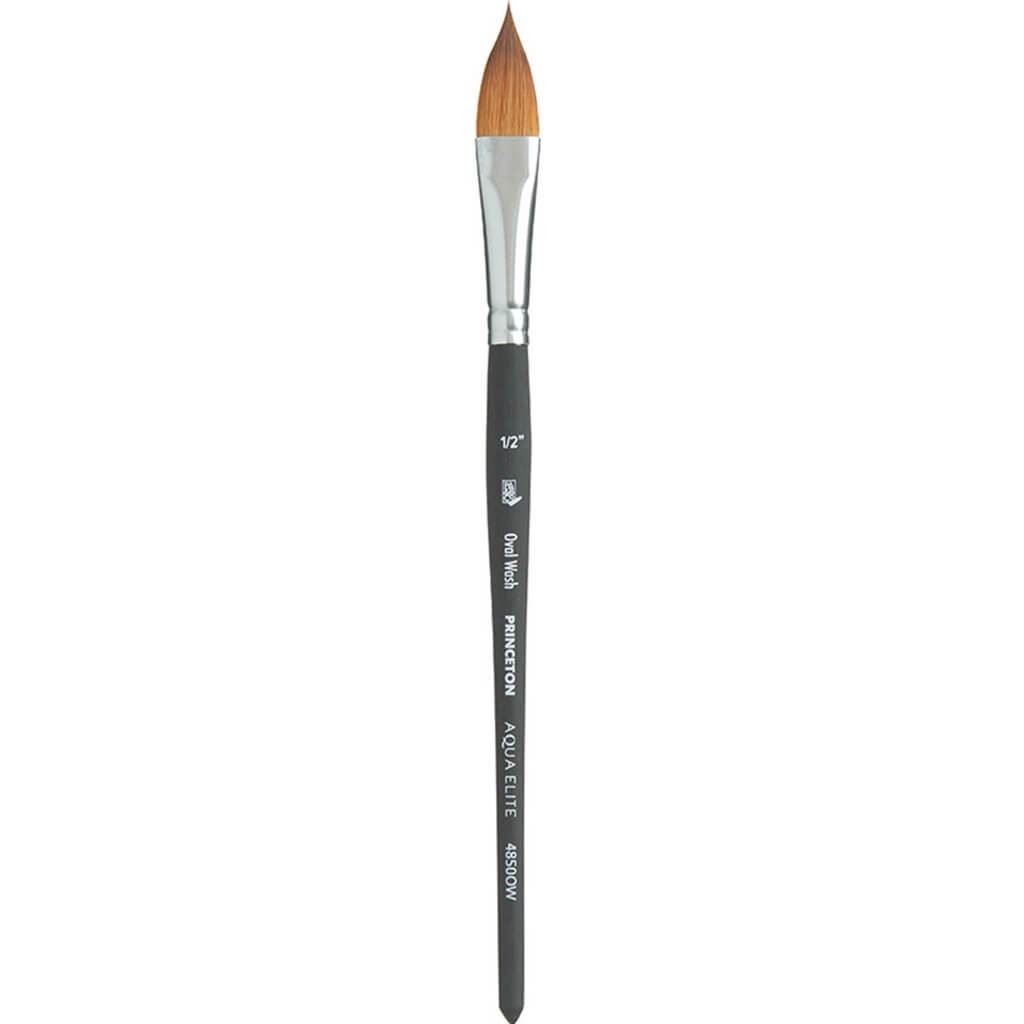 Aqua Elite Synthetic Kolinsky Sable Watercolor Brushes Oval Wash