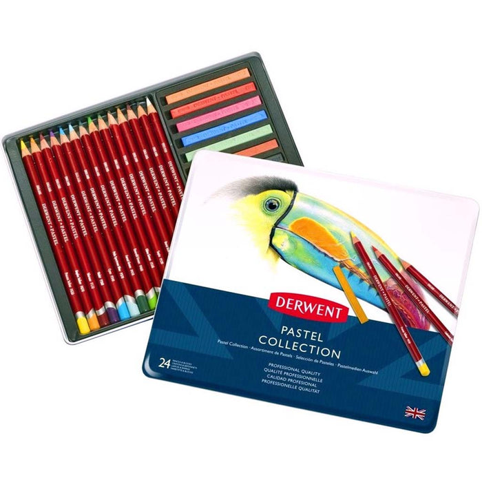 Derwent Pastel Pencil Collection 24 Tin