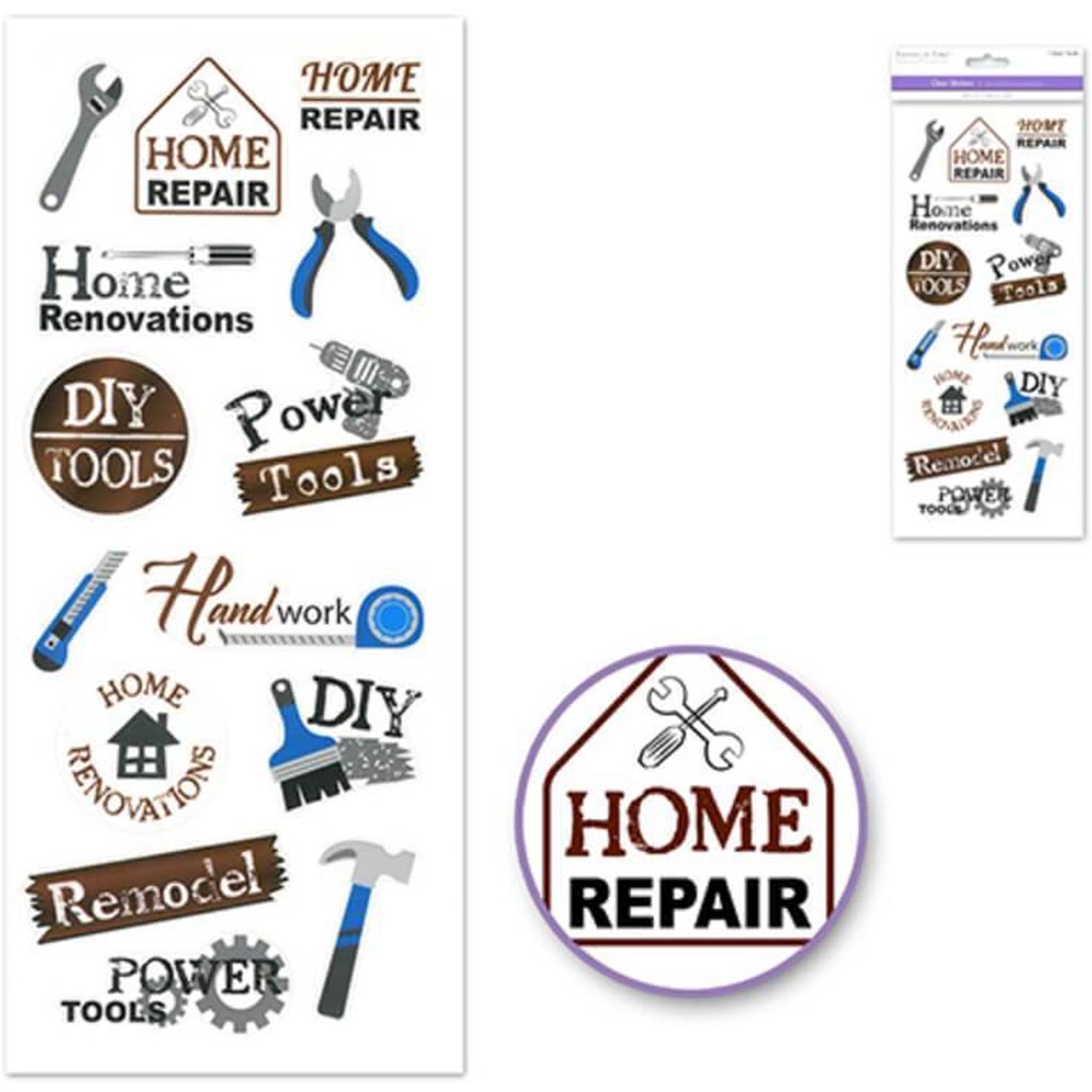 Paper Craft Sticker: Themes Classic Photo Safe Home Repair
