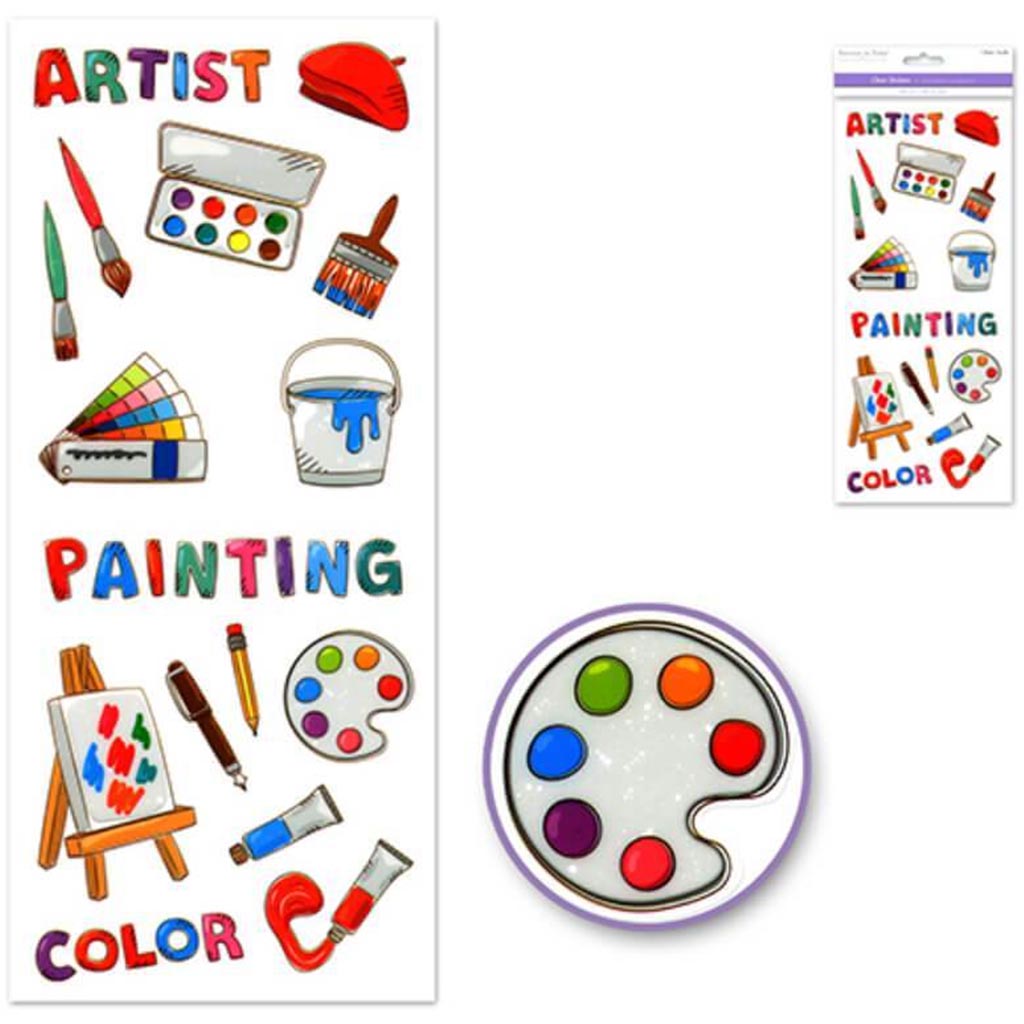 Paper Craft Sticker: Themes Photo Safe Artist 5in x 12in