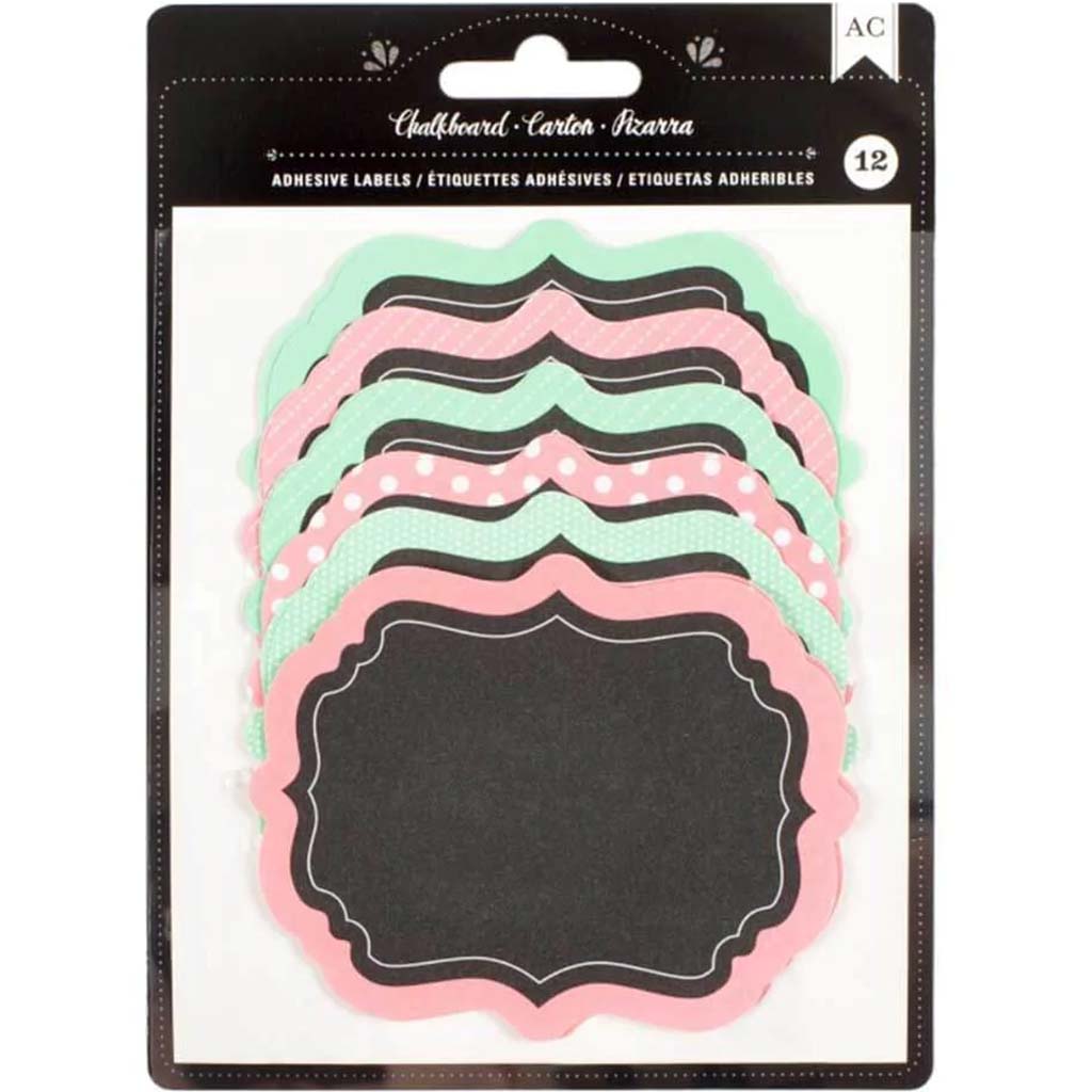 Chalk Labels Pattern 12 pcs