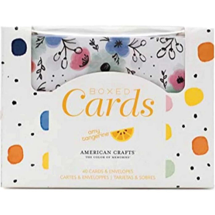 Amy Tangerine Finders Keepers Box Cards & Envelopes 4x6 80pc Set