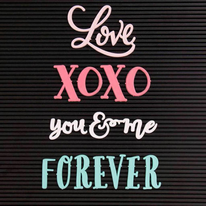 DCWV 4pcs Letterboard Word - Love