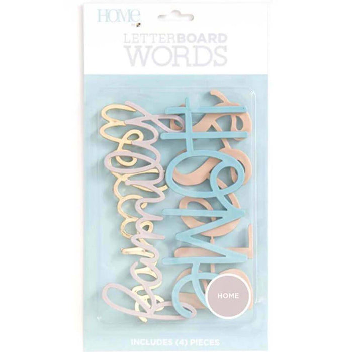 DCWV 4pcs Letterboard Word - Home