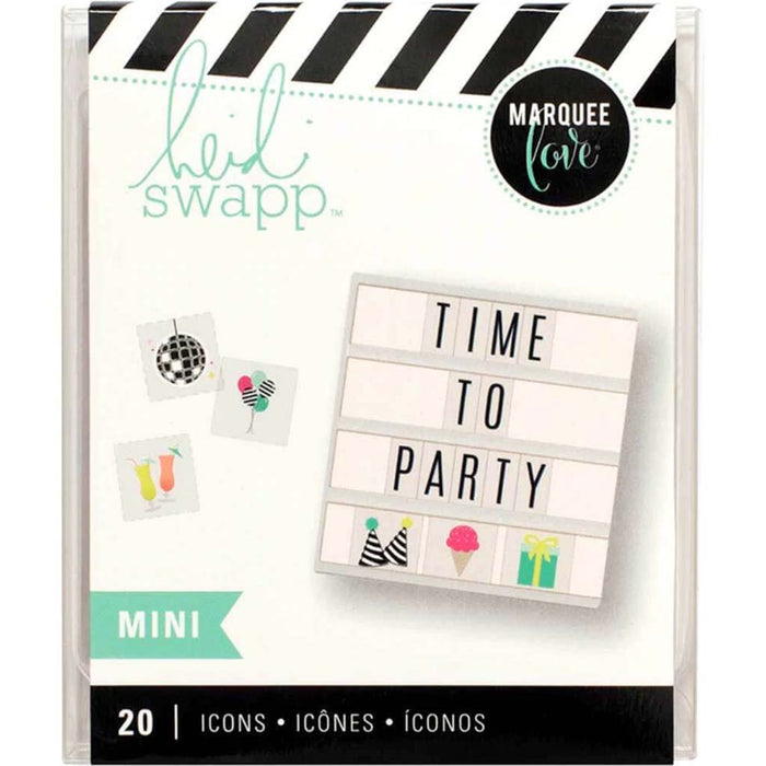 Heidi Swapp 20pcs Lightbox Icon Time to Party