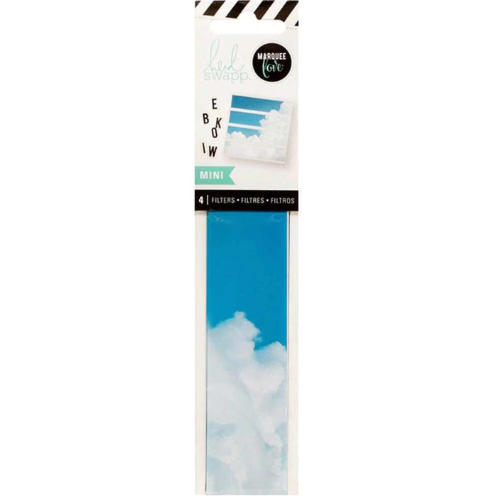 Heidi Swapp 4pcs Mini Lightbox Background Clouds