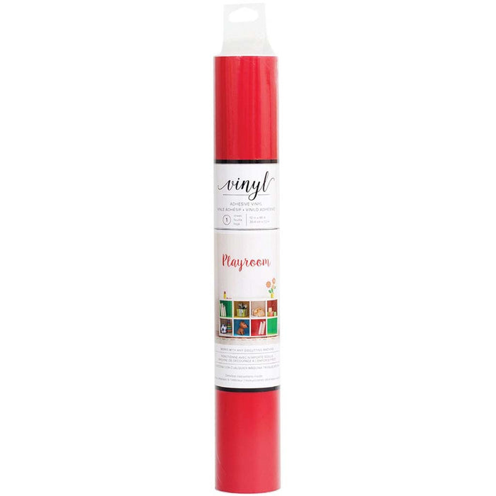 Vinyl Adhesive Roll 12in x 48in- Red