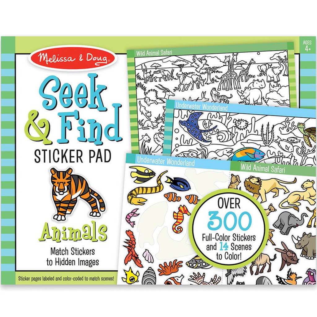 Seek &amp; Find Sticker Pad Animal