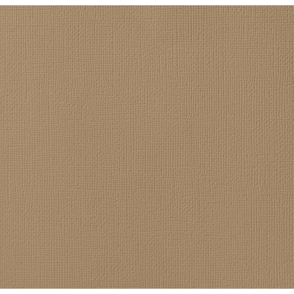80lb Textured Cardstock 12in x 12in Caramel