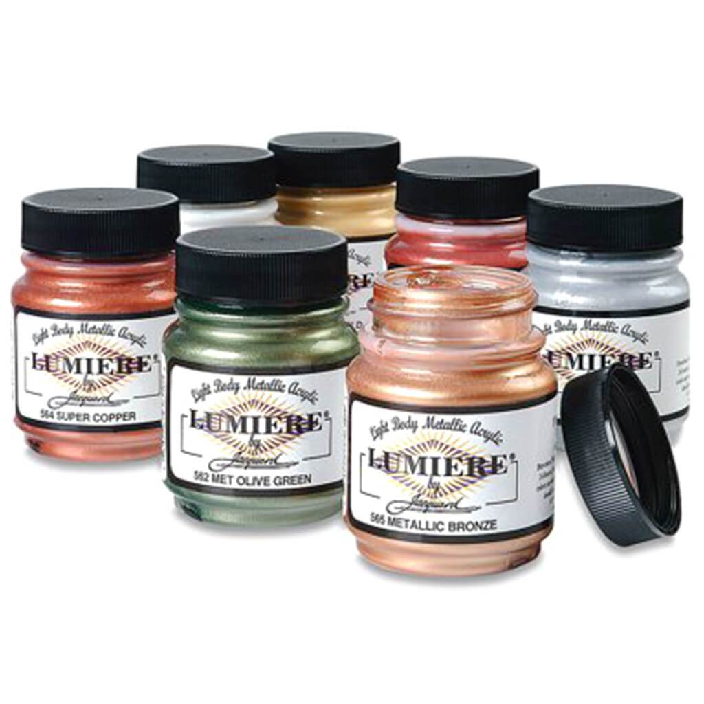 Lumiere Acrylic Paint 8oz #550 True Gold