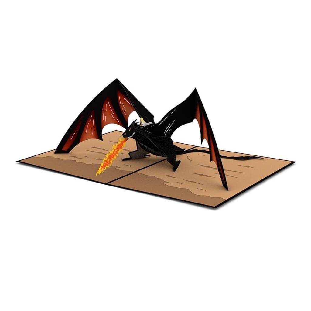Drogon and Daenerys Pop Up 3D Card