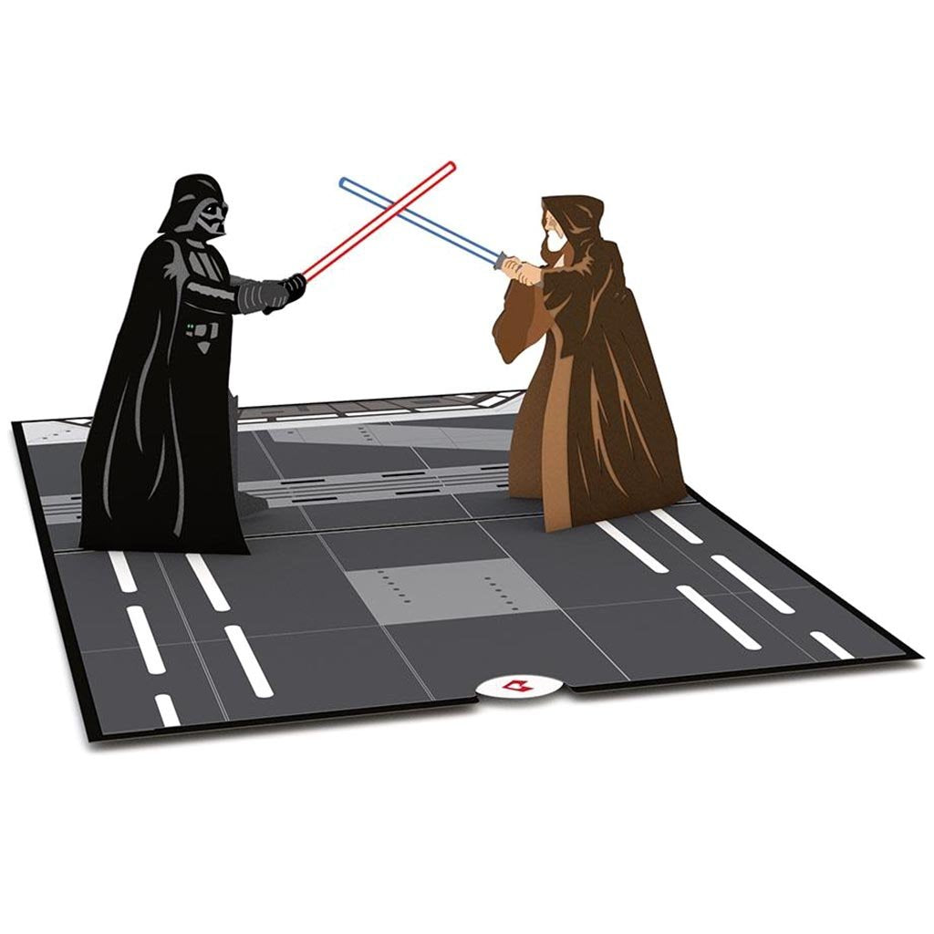 Obi-Wan vs. Darth Vader Pop Up 3D Card