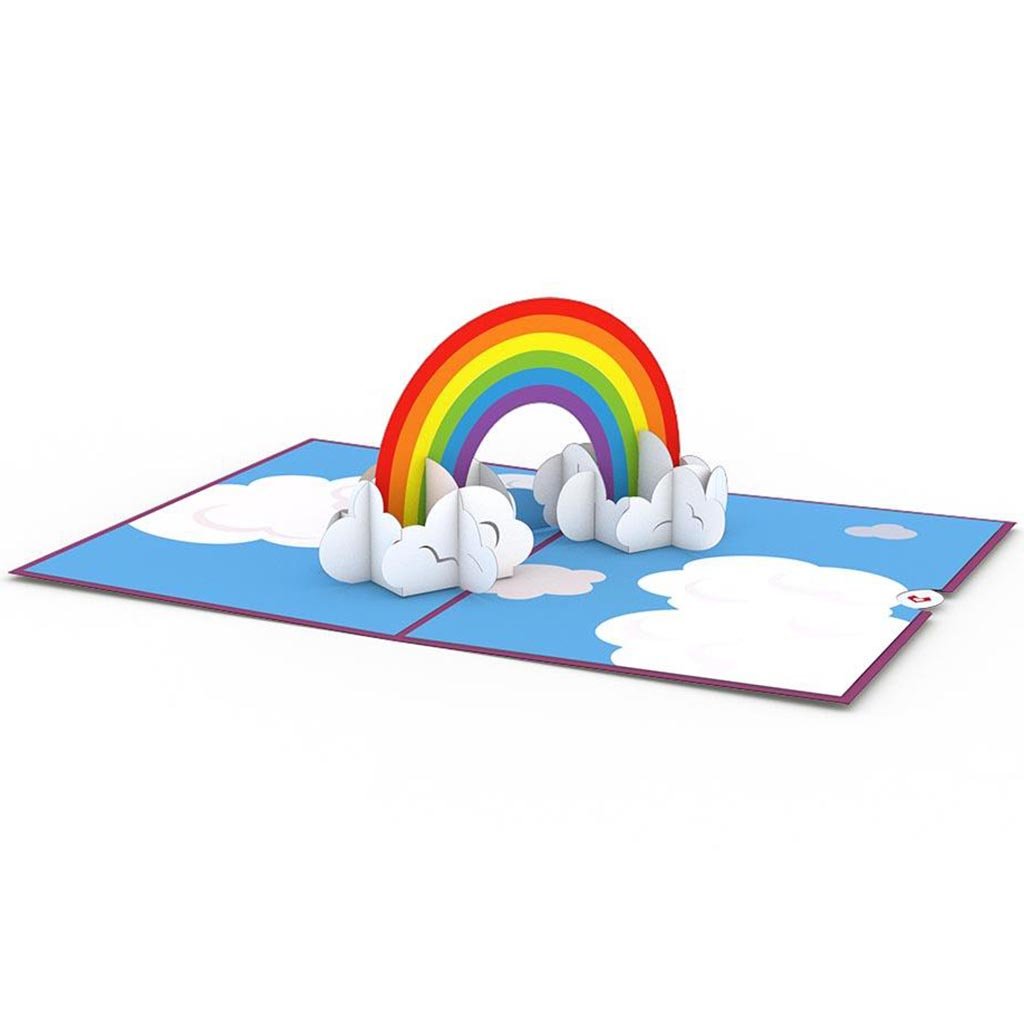 Rainbow Pop Up 3D Card