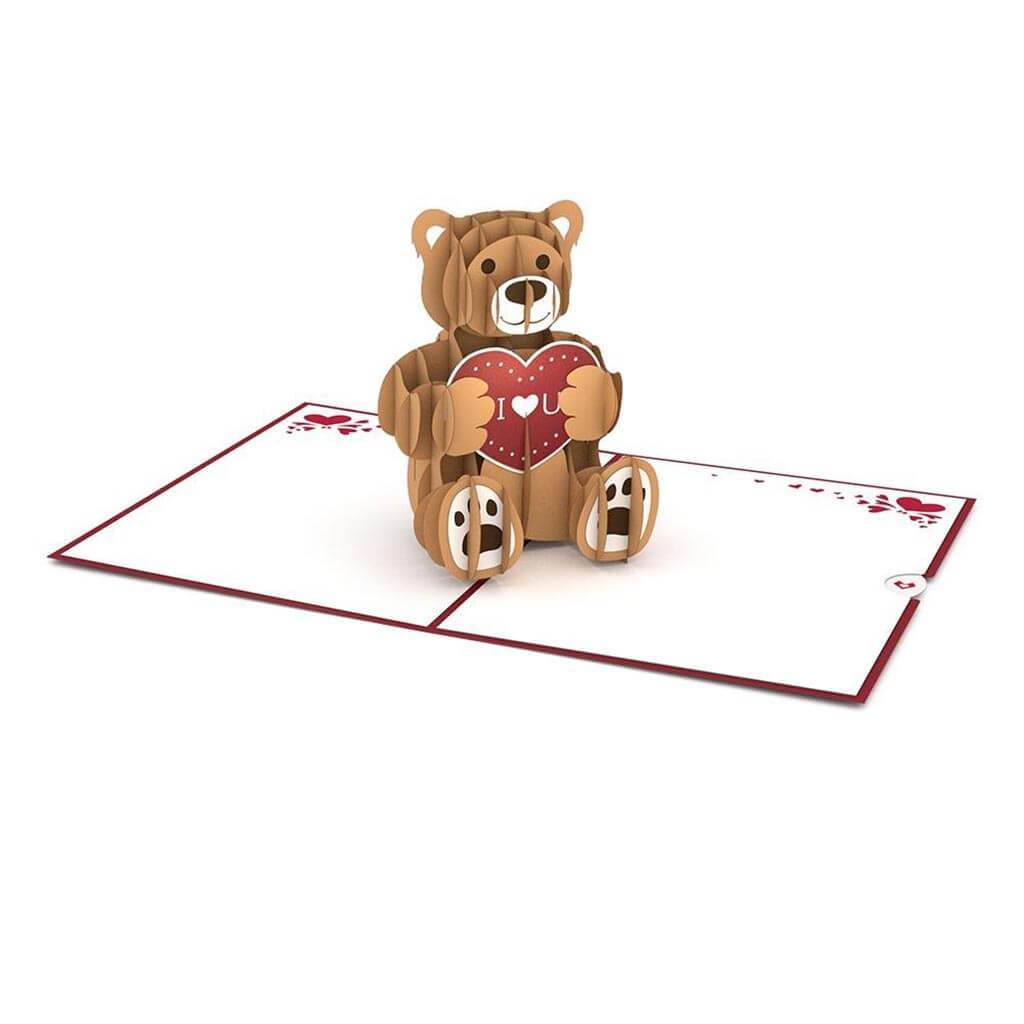 Love Bear Pop Up 3D Card