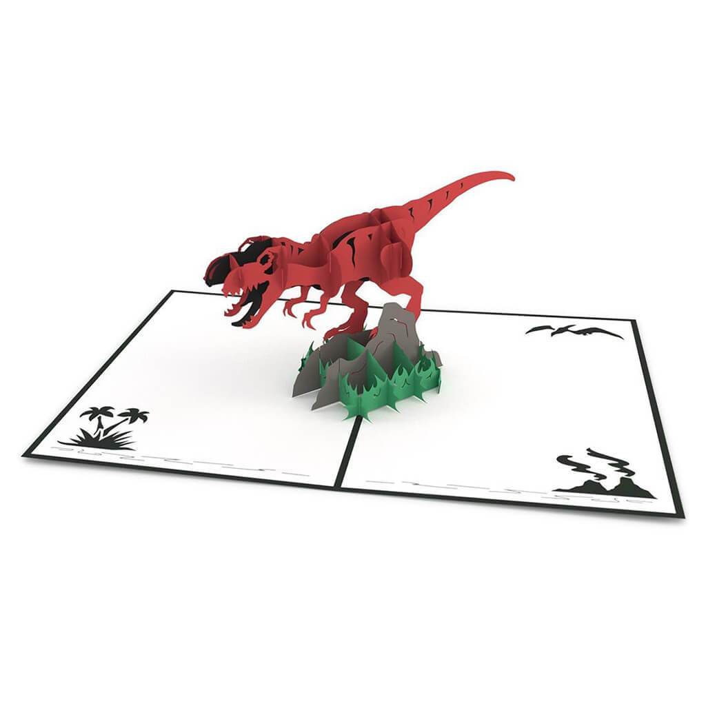 Tyrannosaurus Rex Pop Up 3D Card