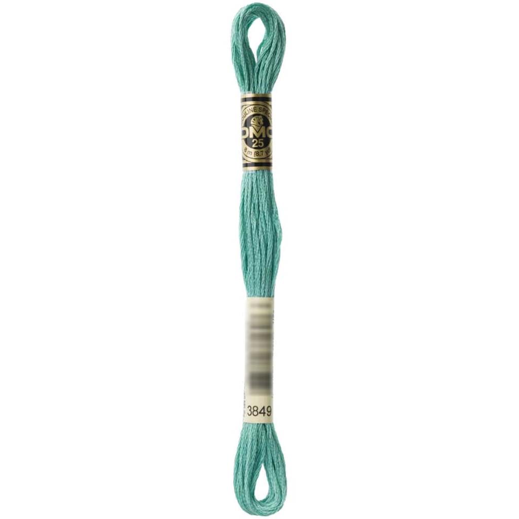 Dmc Floss Light Teal Green Green 