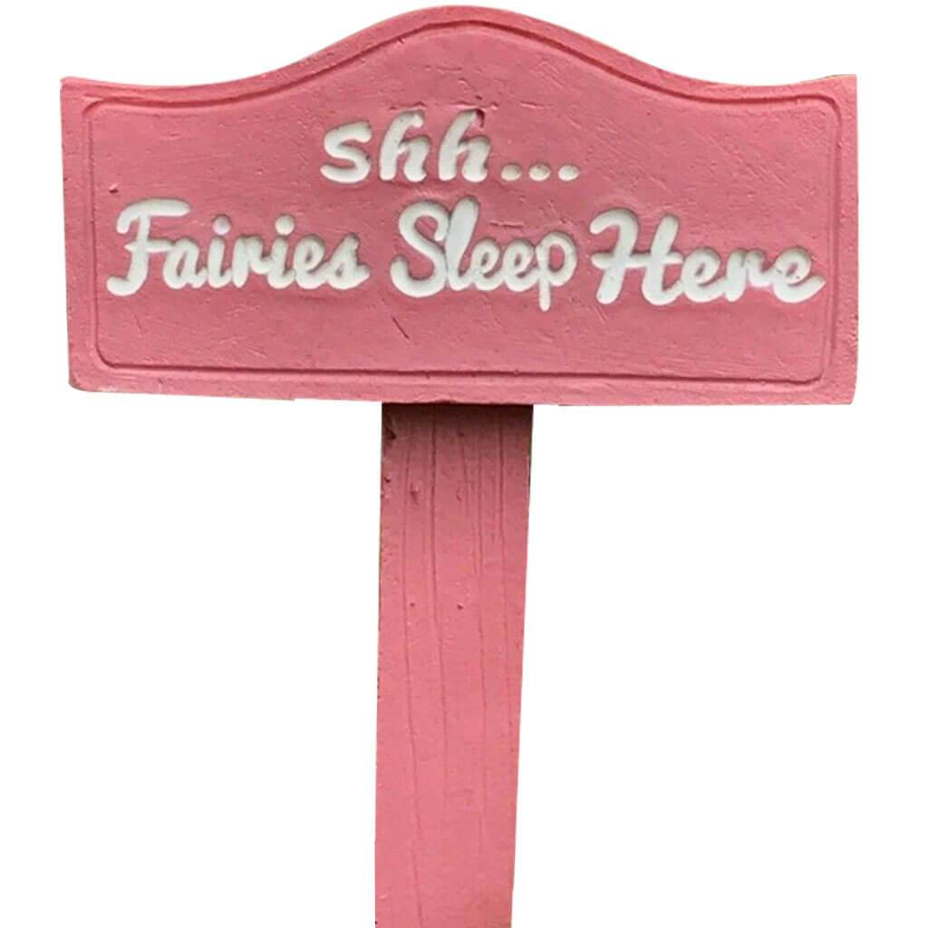 Shh... Fairies Sleep Here Sign 2in x 2in