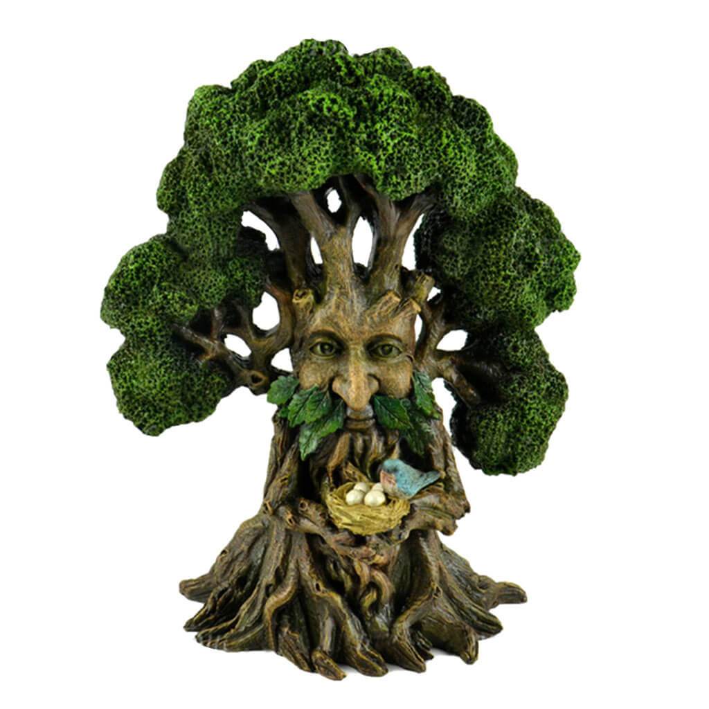 Tree With Face Holding Nest