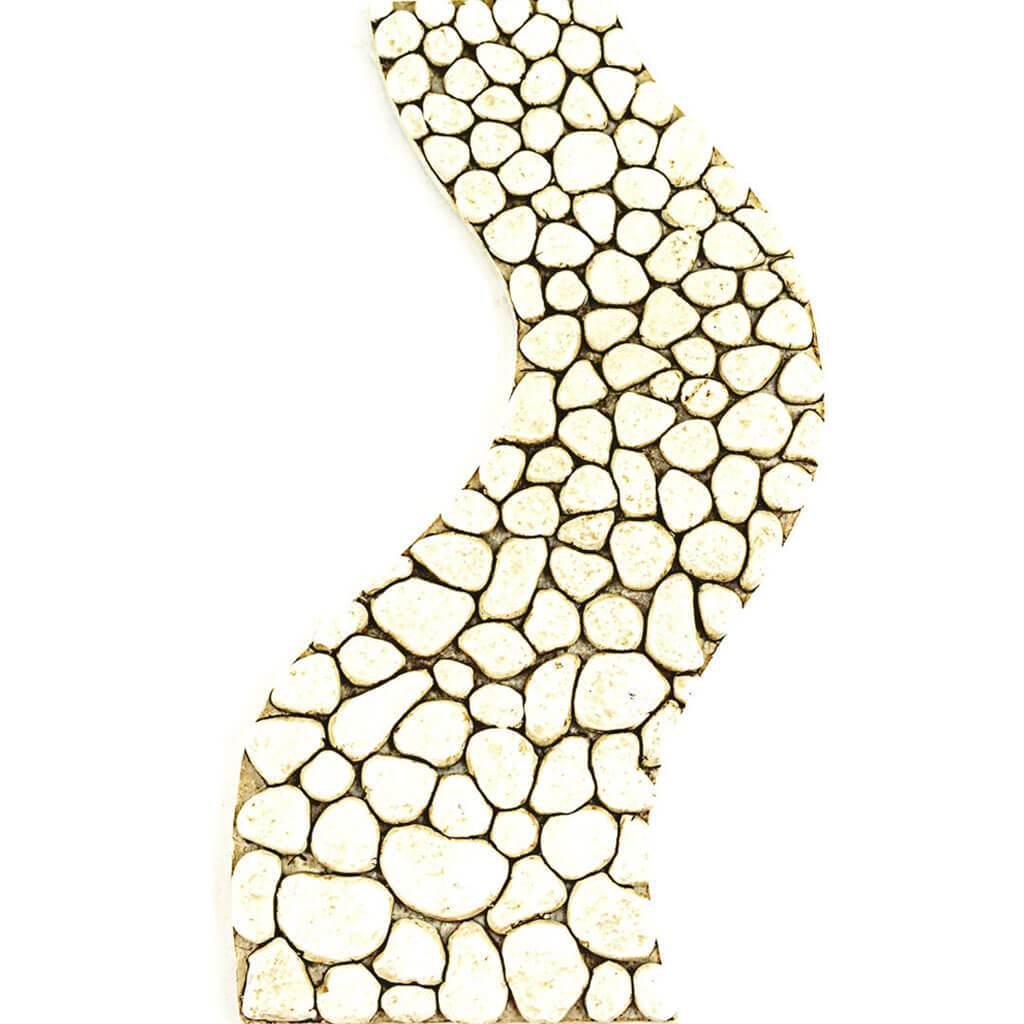 Miniature Garden Curved Stone Path 6"