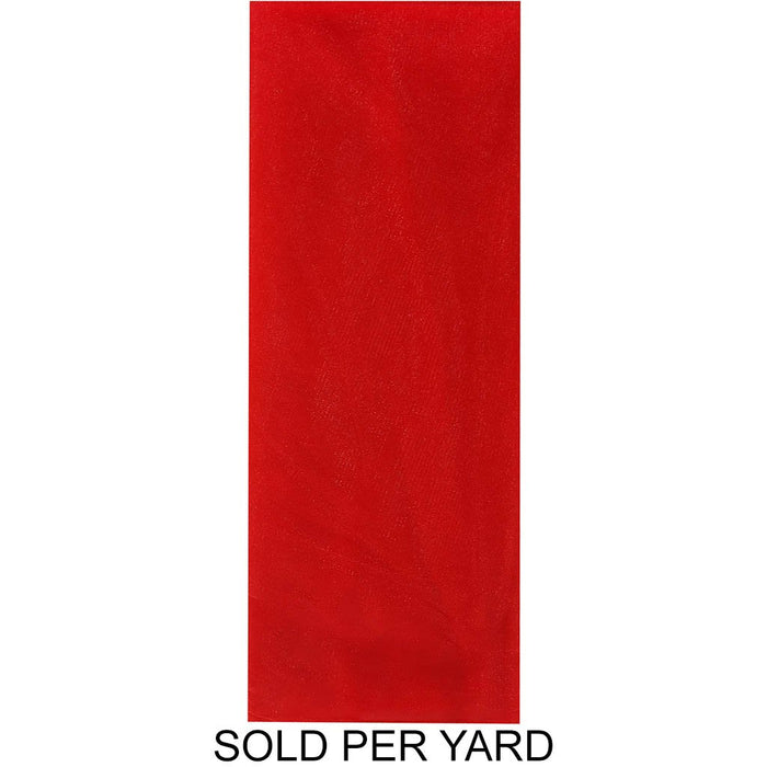 Tulle Fabric 54in Red