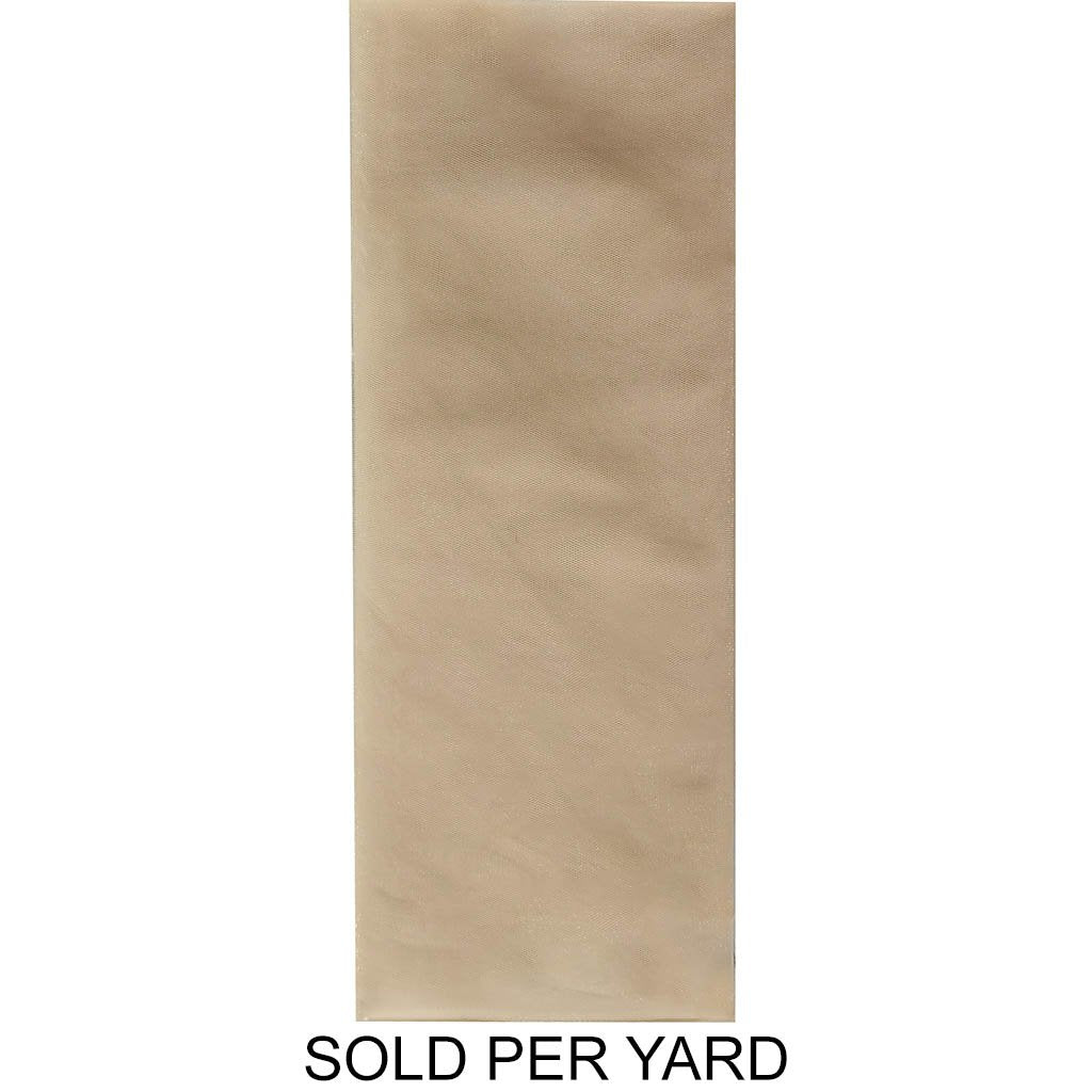 Tulle Fabric 54in Champagne