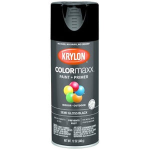 Spray Paint Semi-Gloss Black 12oz