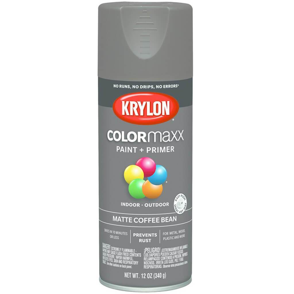 Paint Spry Matte Black 12Oz