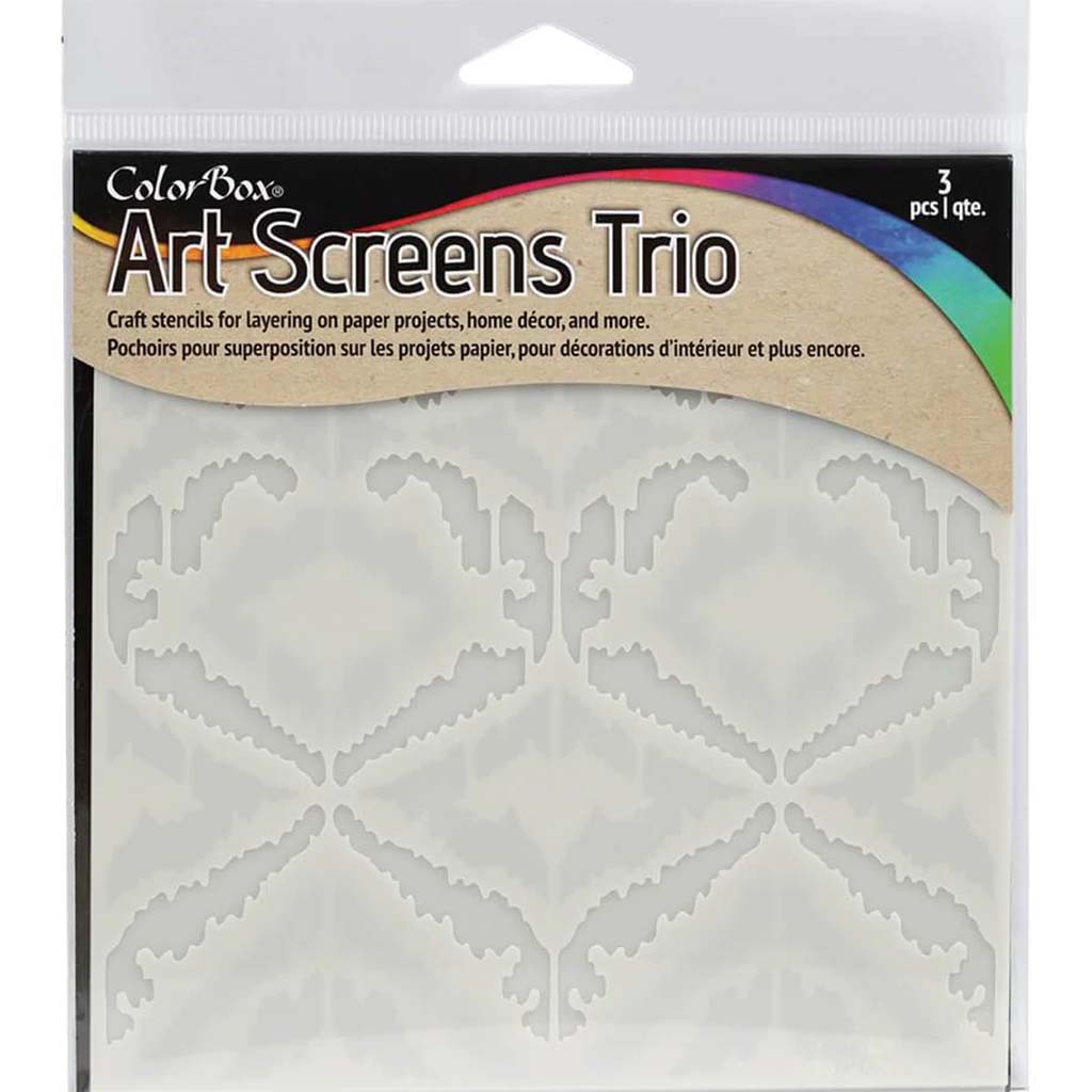 Cbox Trio Stencil Ikat