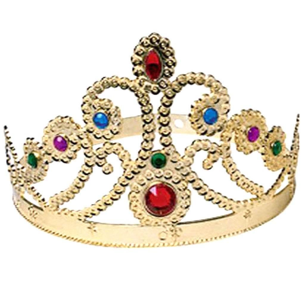 Plastic Queen Crown with Jewels