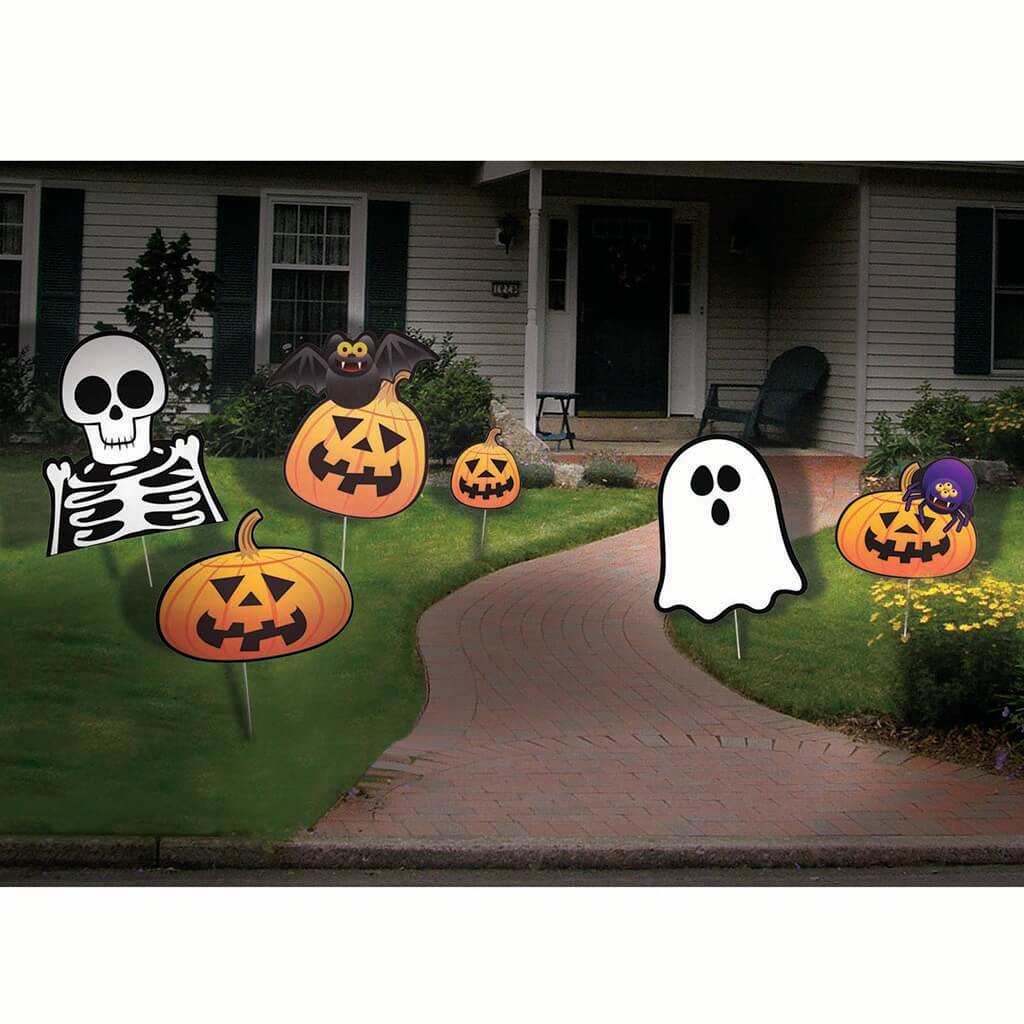 Lawn Halloween Set 7pc