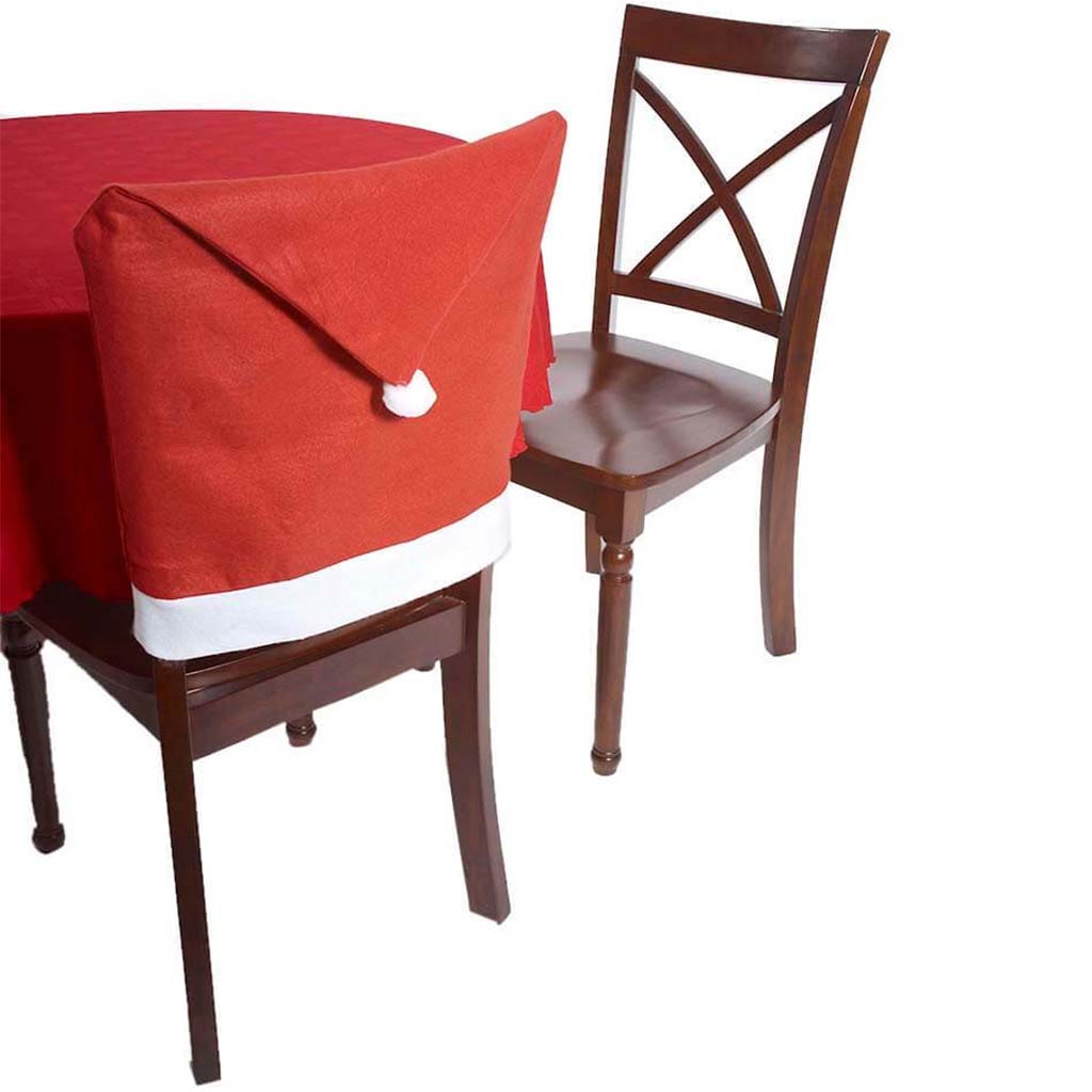 Chair Cover Santa Hat