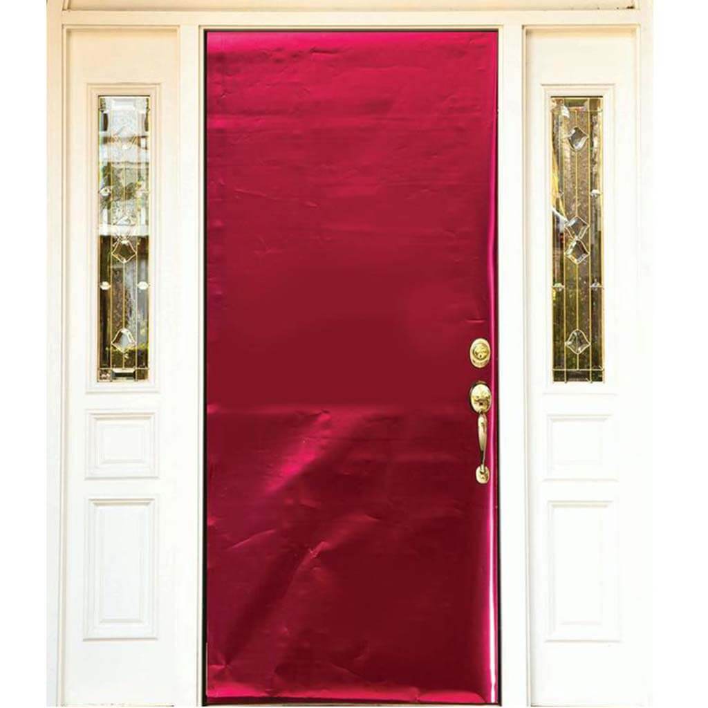 Christmas Metallic Door Cover