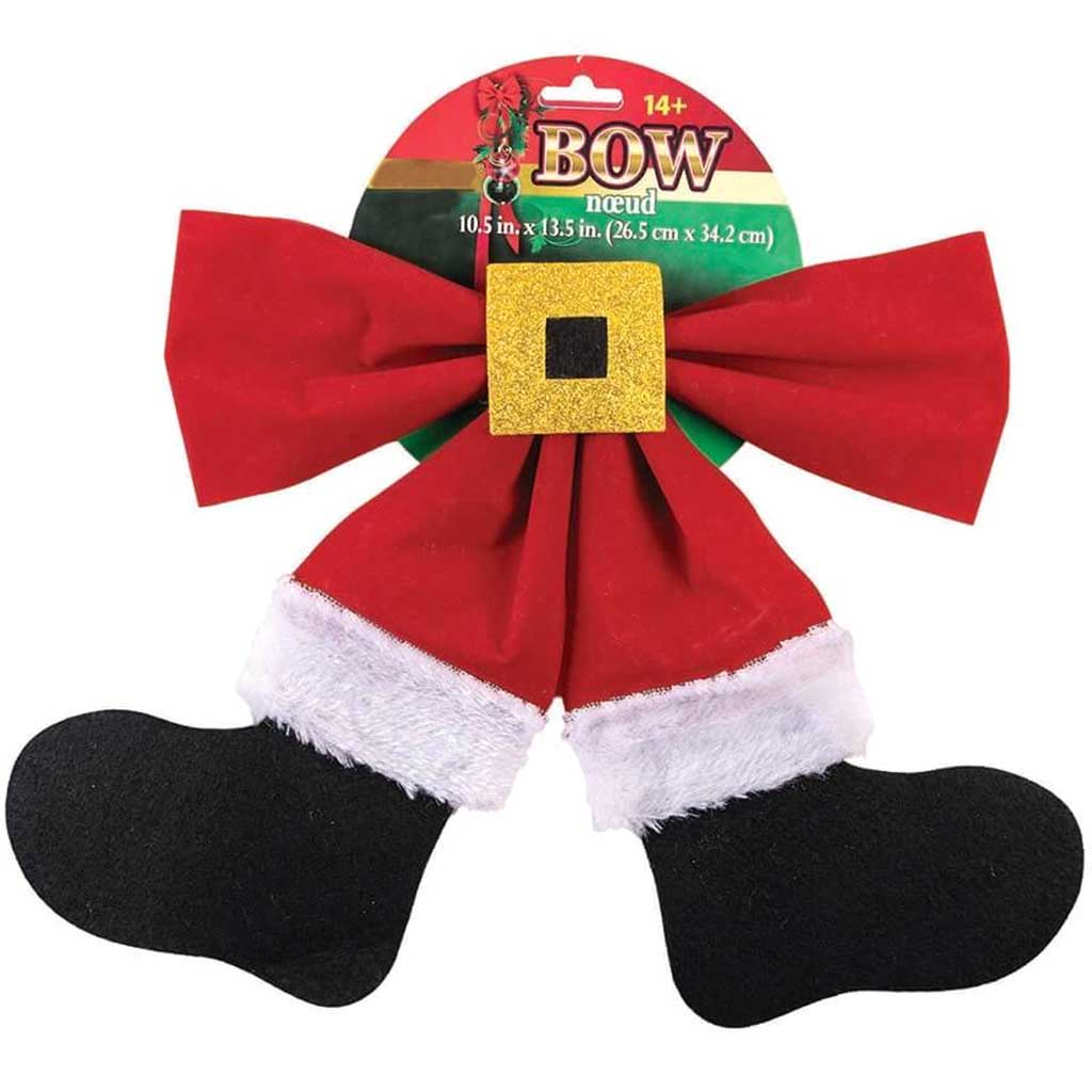 Santa Boot Bow