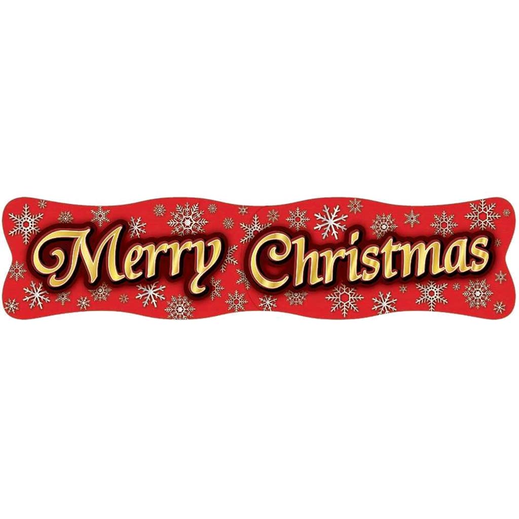 Banner Giant Merry Christmas