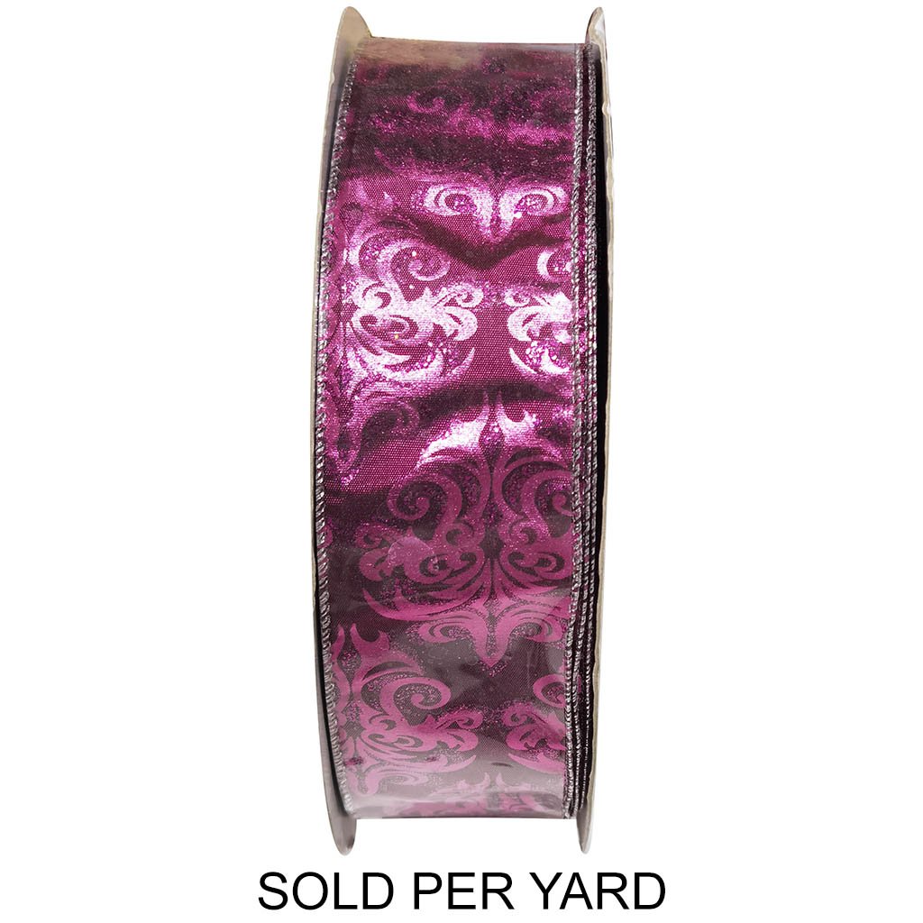 Ribbon Magenta Fleur Design