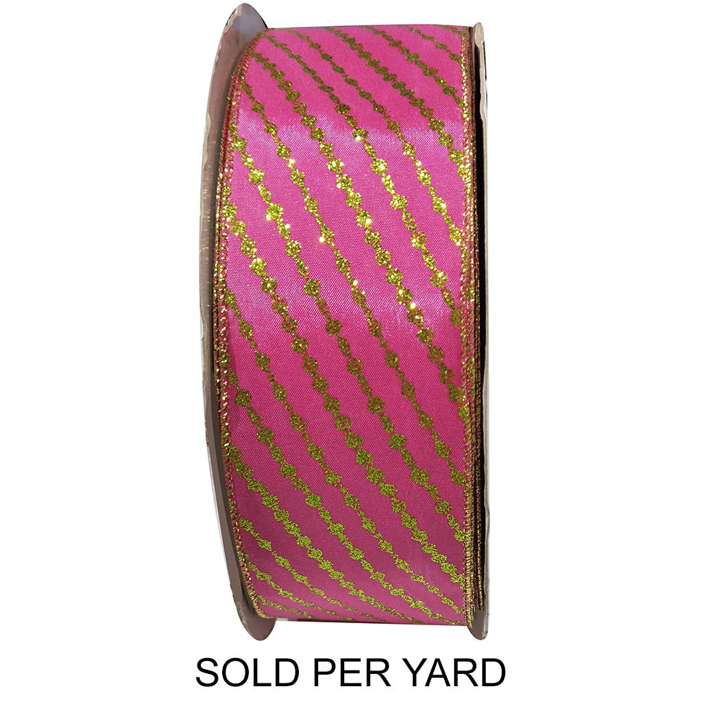 Ribbon Pink with Gold