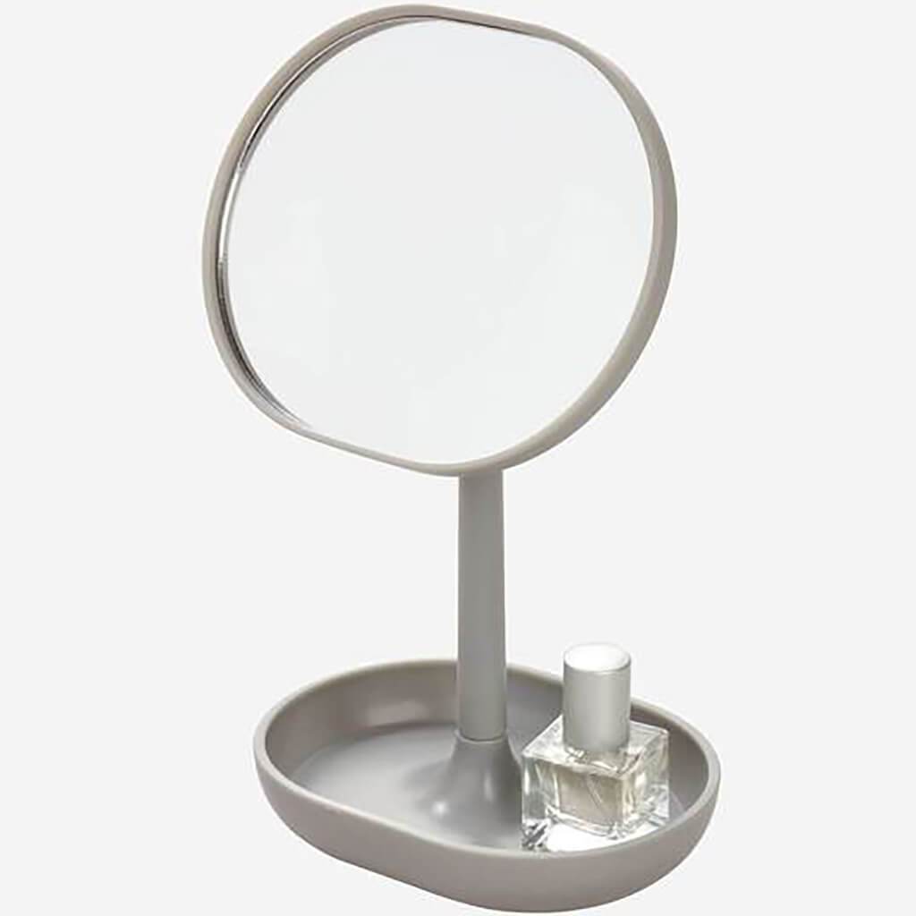Cade Mirror White/Gray