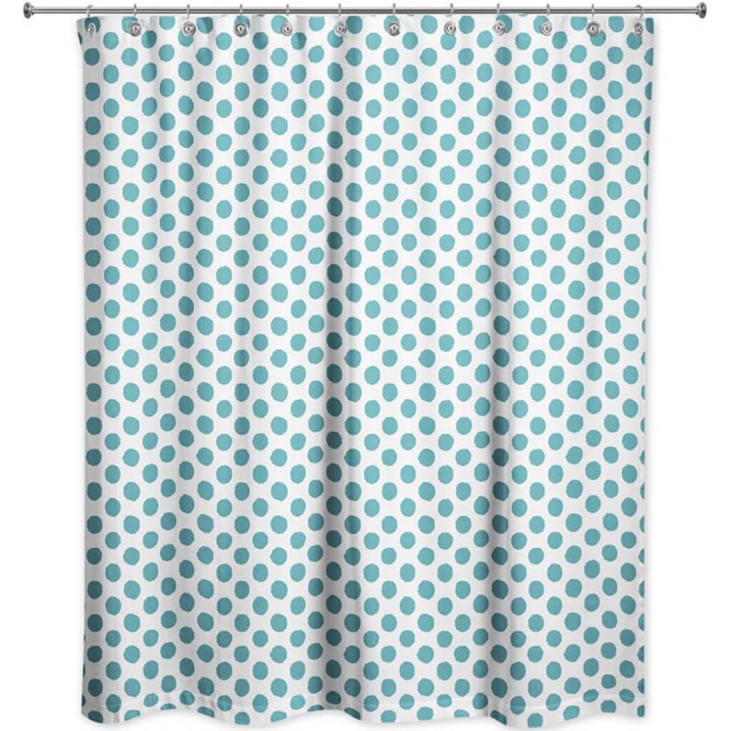 Dot Shower Curtain Teal