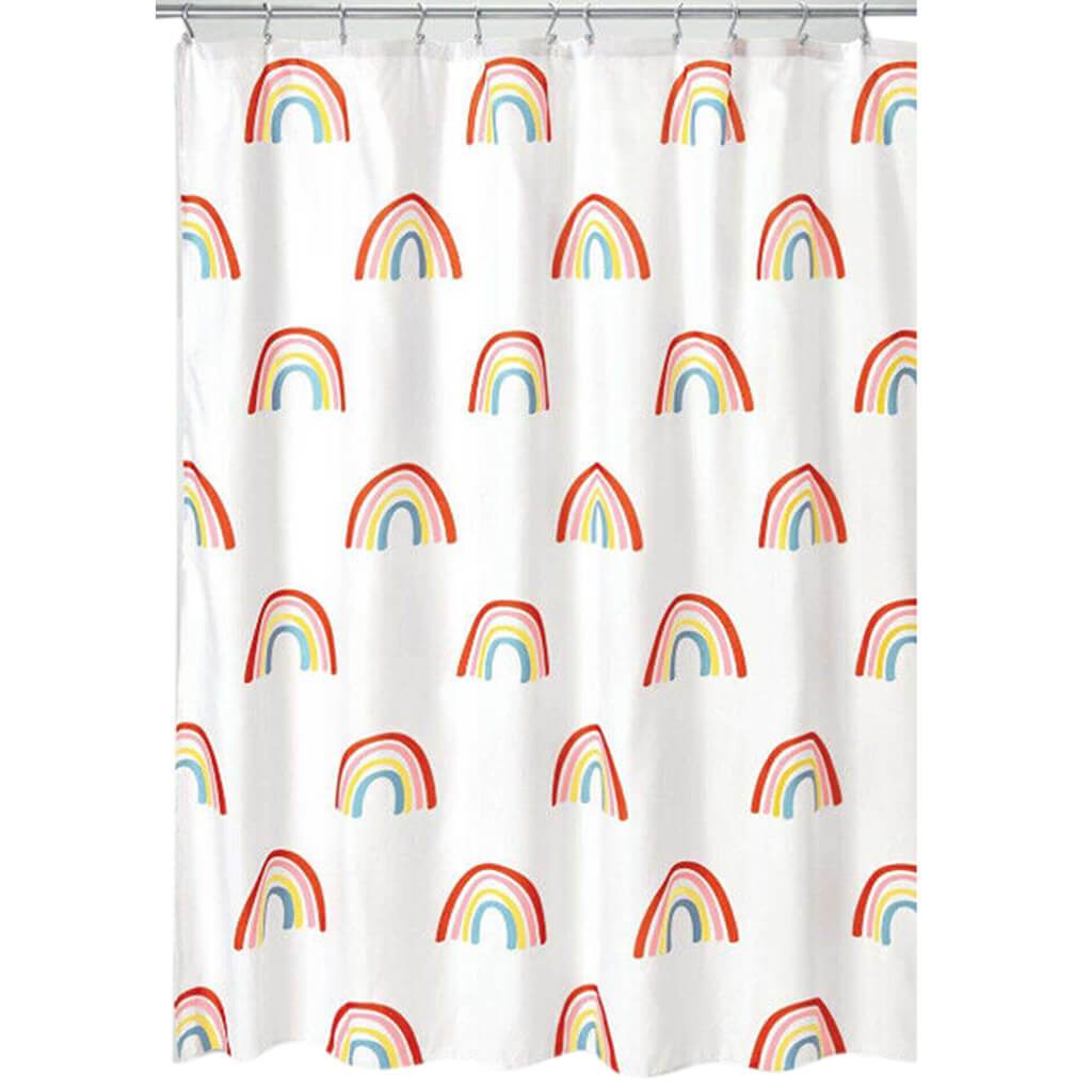 Rainbow Shower Curtain Multi-Colored