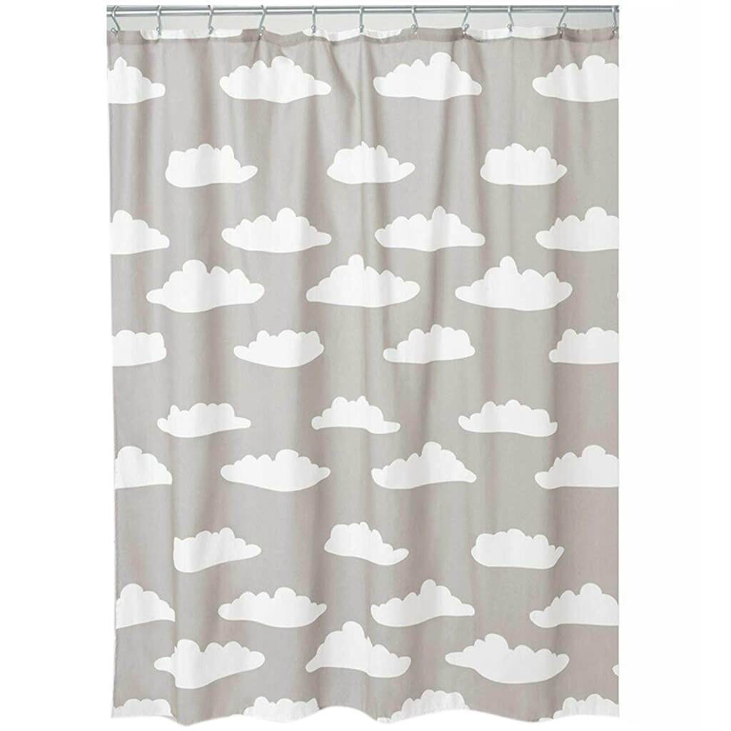 Cloud Shower Curtain Gray