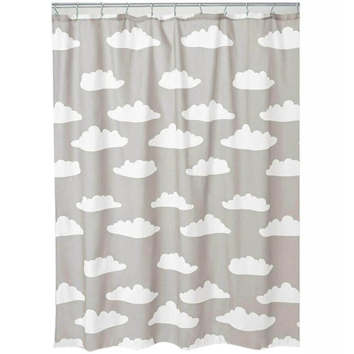 Cloud Shower Curtain Gray