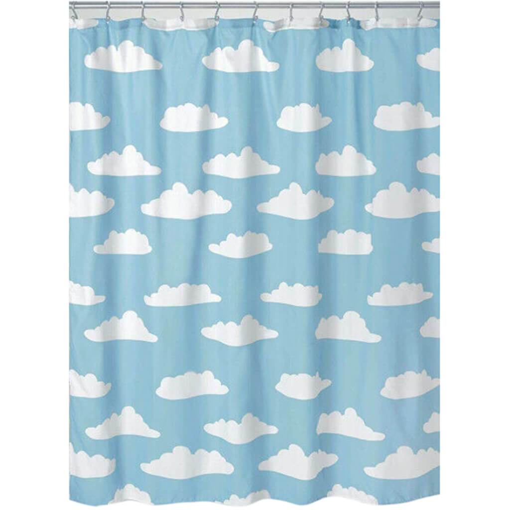 Cloud Shower Curtain Blue