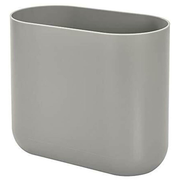 Cade Slim Waste Can Gray