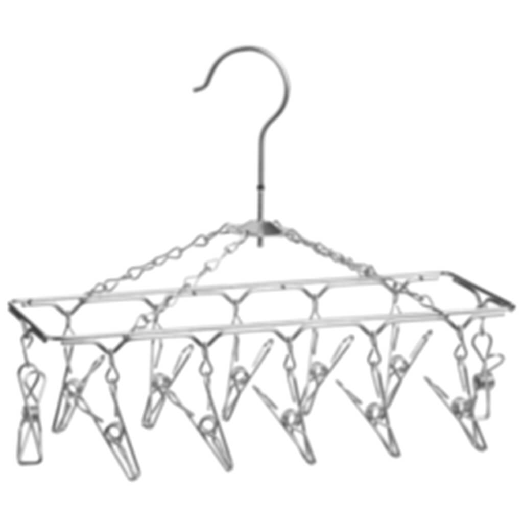 Hanging Drying Rack with 12 Clips