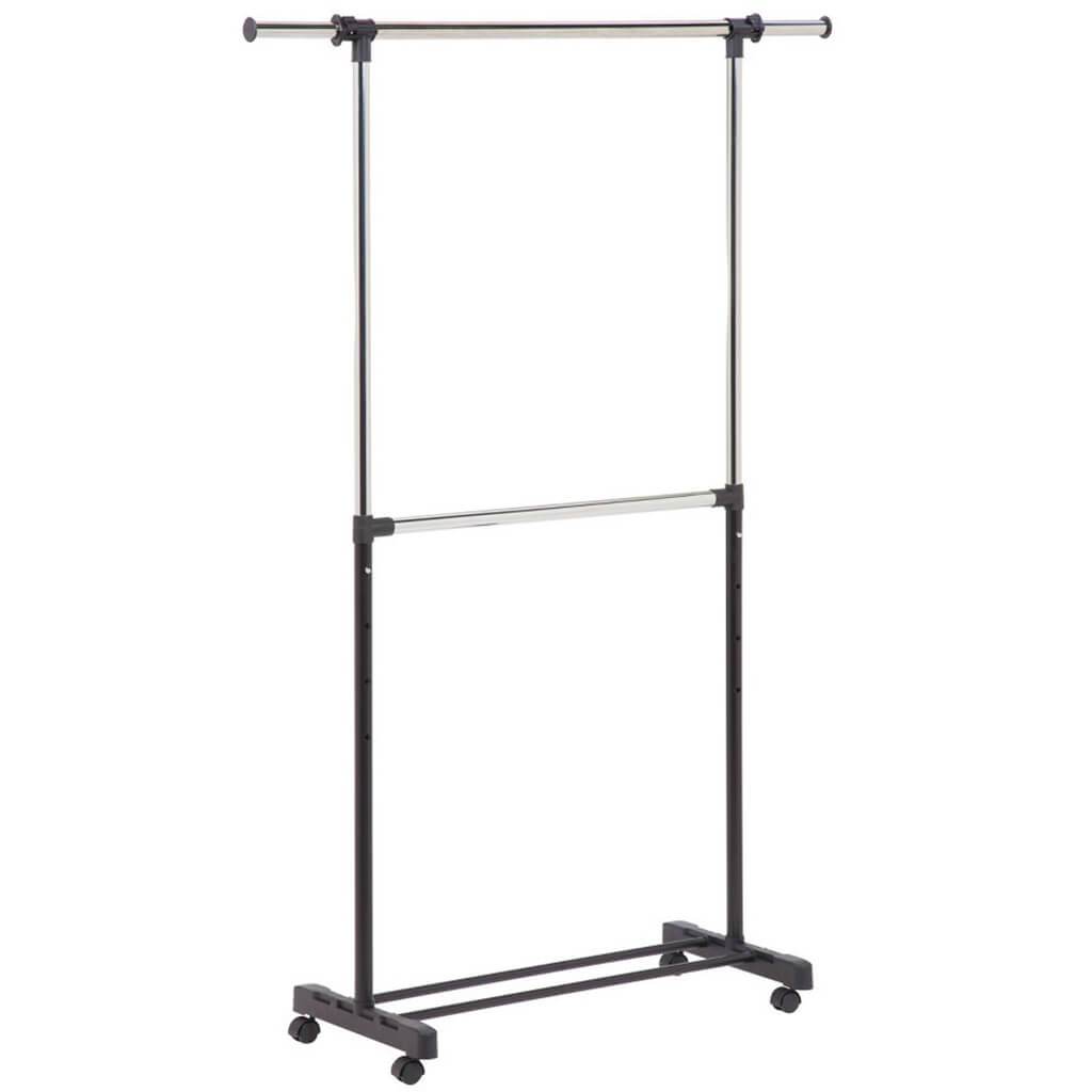 Dual Rod Expandable Garment Rack