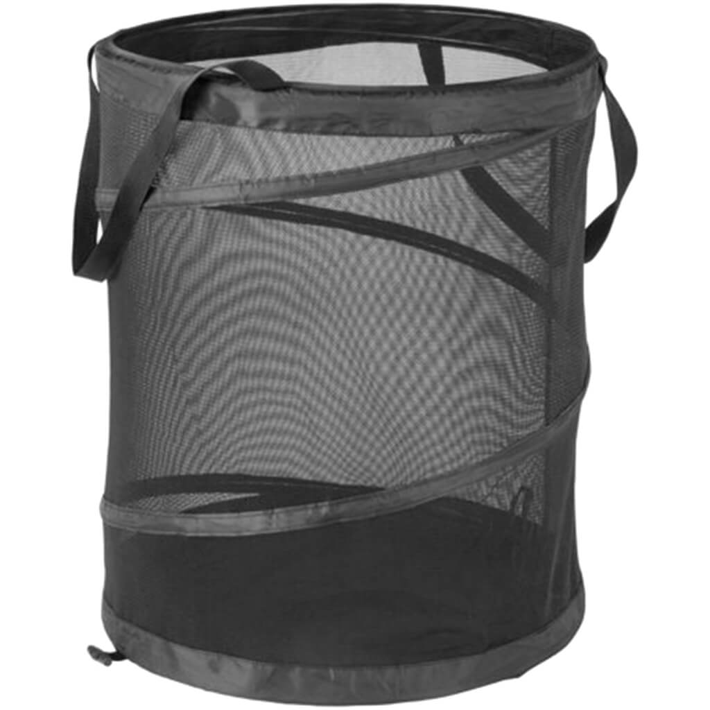 Hamper Mesh Pop Open Large Black