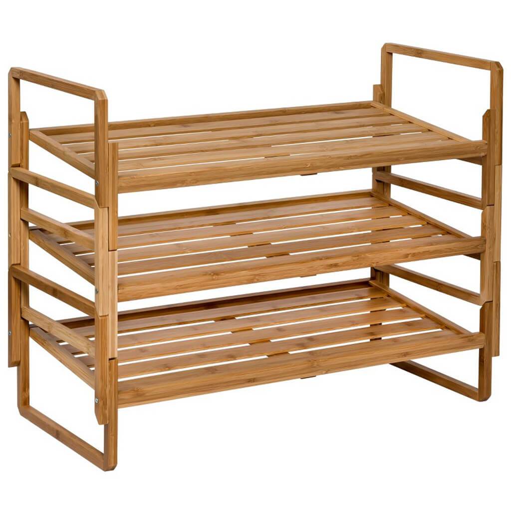 3-tier Nest Bamboo Shoe Rack
