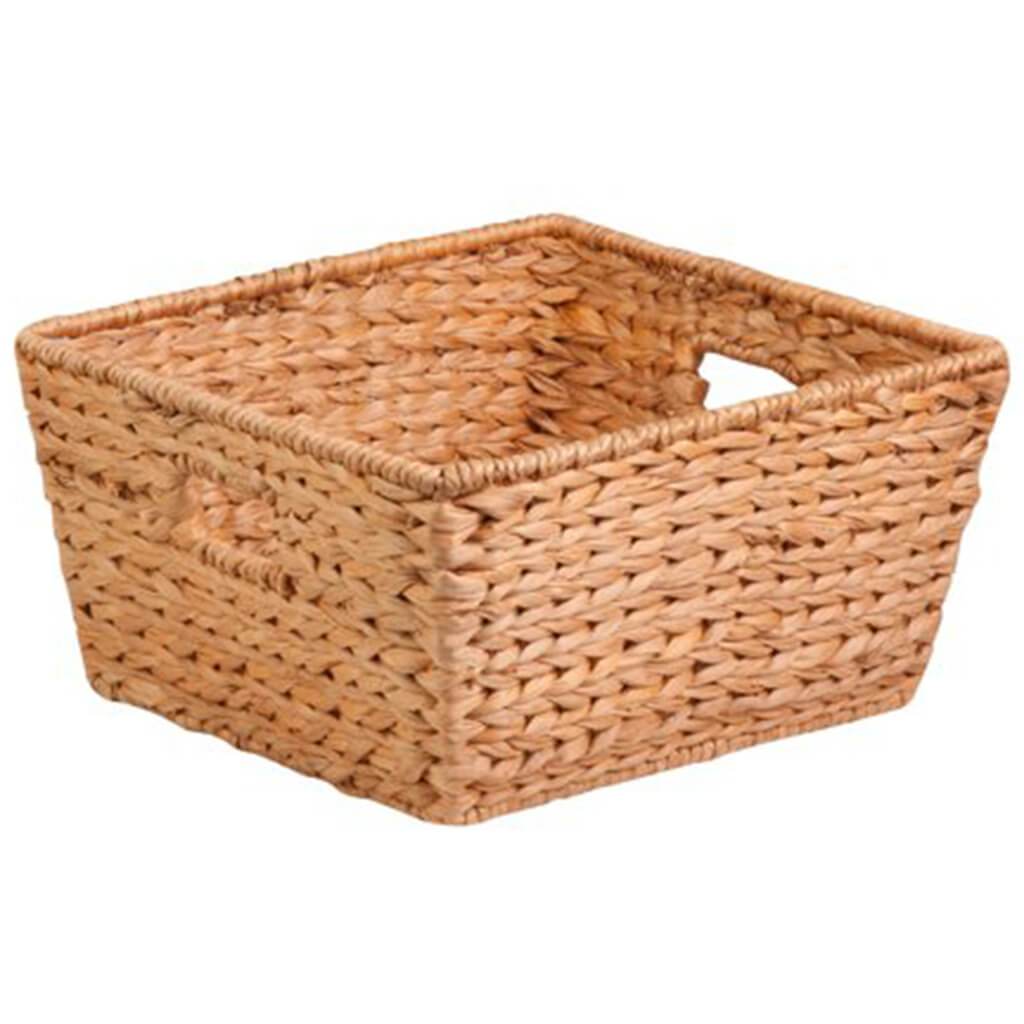 Natural Basket Large Water Hyacinth Basket, 15in X 8in