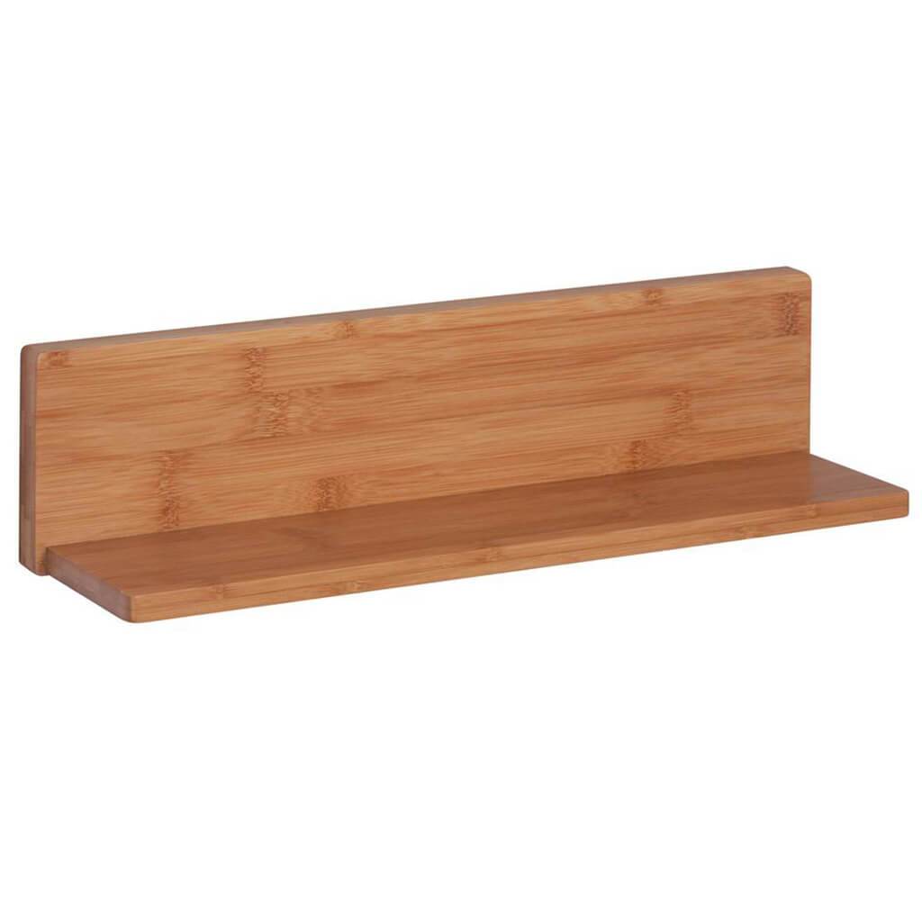 Bamboo L Wall Shelf, 16in